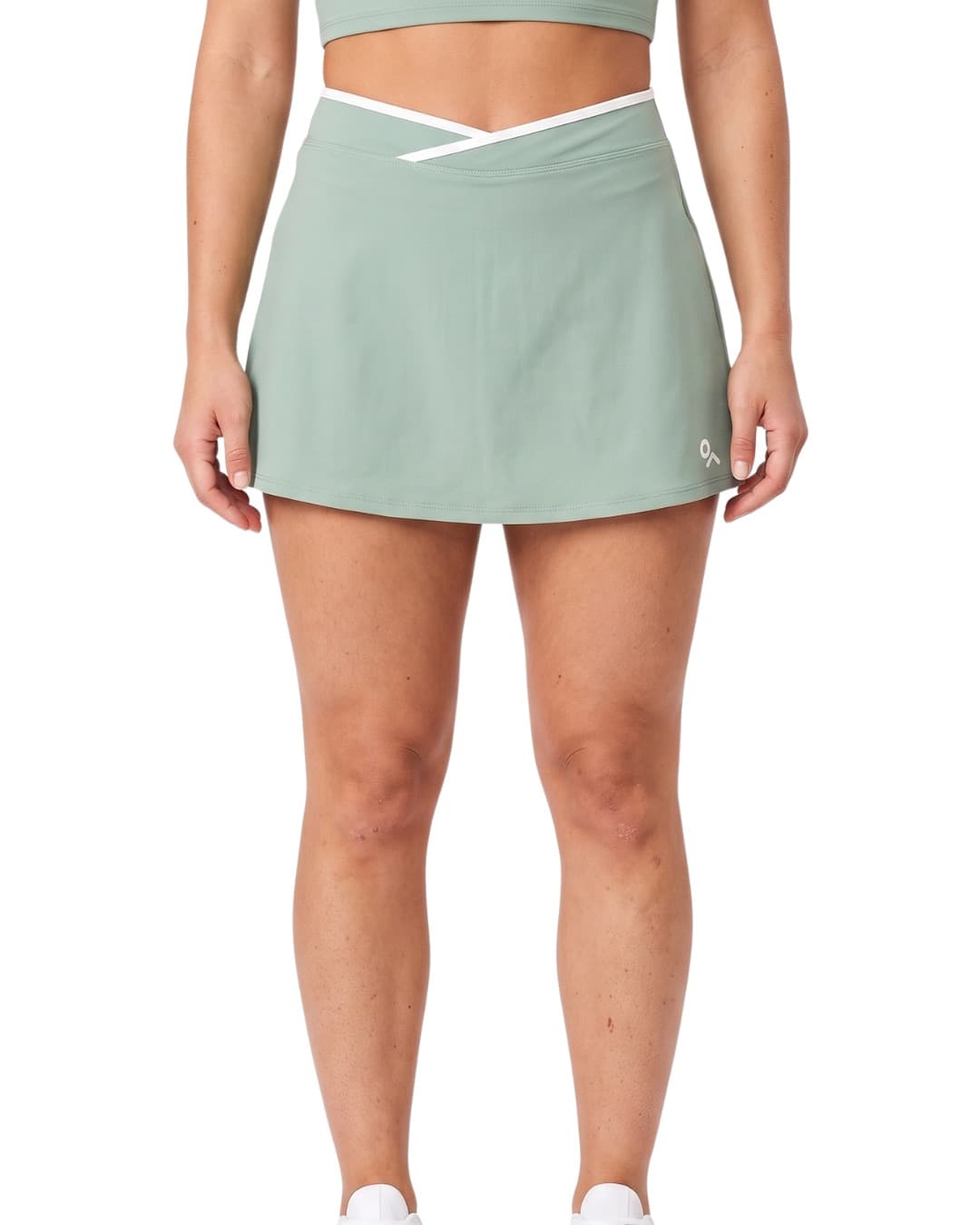 Falda Active Luxe Salvia modelo